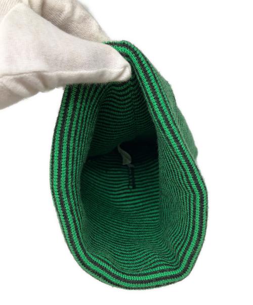 SUPREME（シュプリーム）SUPREME (シュプリーム) small stripe beanie ニット帽 グリーンの古着・服飾アイテム
