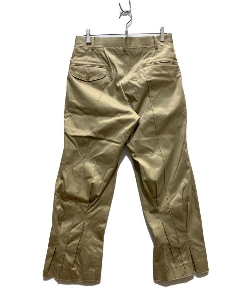 KHOKI（コッキ）KHOKI (コッキ) Pleated Chino Pants ベージュ サイズ:Lの古着・服飾アイテム
