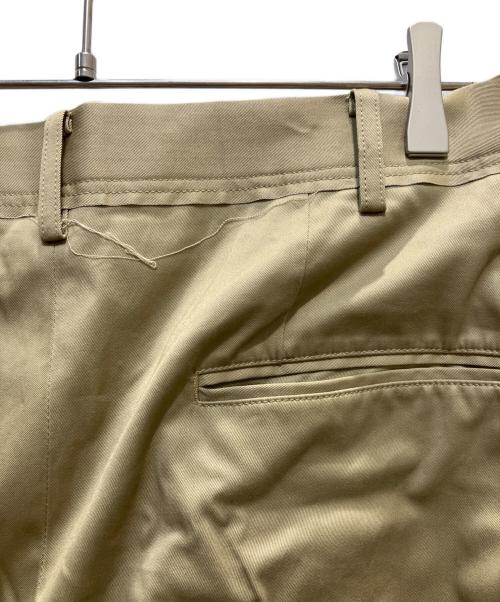 KHOKI（コッキ）KHOKI (コッキ) Pleated Chino Pants ベージュ サイズ:Lの古着・服飾アイテム