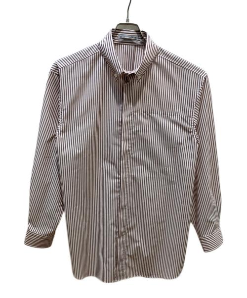 ISSEY MIYAKE（イッセイミヤケ）ISSEY MIYAKE (イッセイミヤケ) Odd Shirt (Stripes) ピンク サイズ:3の古着・服飾アイテム