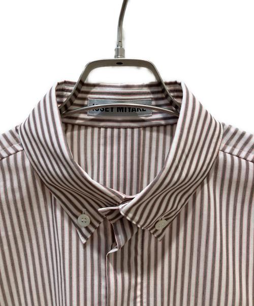 ISSEY MIYAKE（イッセイミヤケ）ISSEY MIYAKE (イッセイミヤケ) Odd Shirt (Stripes) ピンク サイズ:3の古着・服飾アイテム