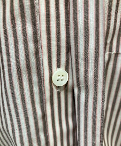 ISSEY MIYAKE（イッセイミヤケ）ISSEY MIYAKE (イッセイミヤケ) Odd Shirt (Stripes) ピンク サイズ:3の古着・服飾アイテム