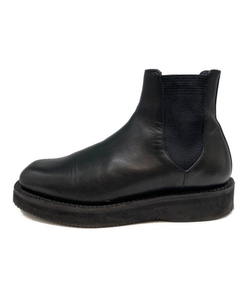AURALEE（オーラリー）AURALEE (オーラリー) LEATHER SQUARE BOOTS ブラック サイズ:26cmの古着・服飾アイテム