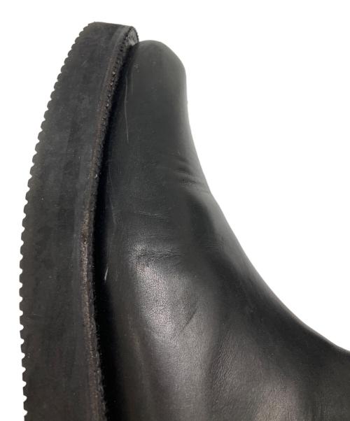 AURALEE（オーラリー）AURALEE (オーラリー) LEATHER SQUARE BOOTS ブラック サイズ:26cmの古着・服飾アイテム