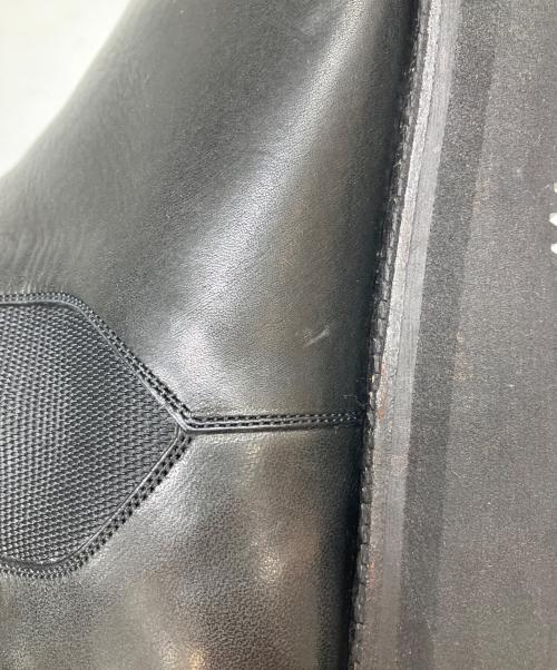 AURALEE（オーラリー）AURALEE (オーラリー) LEATHER SQUARE BOOTS ブラック サイズ:26cmの古着・服飾アイテム