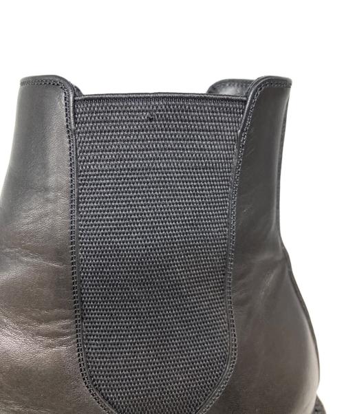 AURALEE（オーラリー）AURALEE (オーラリー) LEATHER SQUARE BOOTS ブラック サイズ:26cmの古着・服飾アイテム