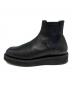 AURALEE (オーラリー) LEATHER SQUARE BOOTS ブラック サイズ:26cm：25000円