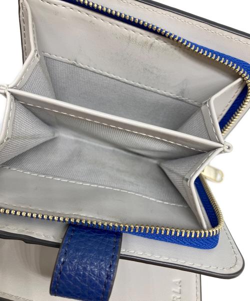 FURLA（フルラ）FURLA (フルラ) Camelia コンパクト財布 ネイビーの古着・服飾アイテム