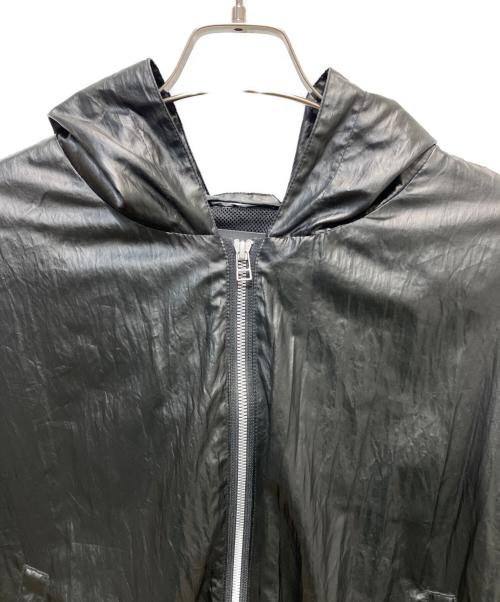 DANKE SCHON（ダンケ シェーン）Danke schon (ダンケ シェーン) COATING TENCEL ZIP HOODIE ブラック サイズ:Ｌの古着・服飾アイテム