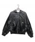Danke schon（ダンケ シェーン）の古着「COATING TENCEL ZIP HOODIE」｜ブラック