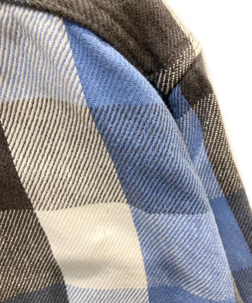 FIVE BROTHER（ファイブブラザー）FIVE BROTHER (ファイブブラザー) ネルシャツ ブルー×ブラック サイズ:2XLの古着・服飾アイテム