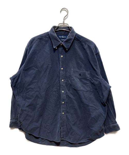 RALPH LAUREN（ラルフローレン）RALPH LAUREN (ラルフローレン) コーデュロイシャツ ネイビー サイズ:XLの古着・服飾アイテム