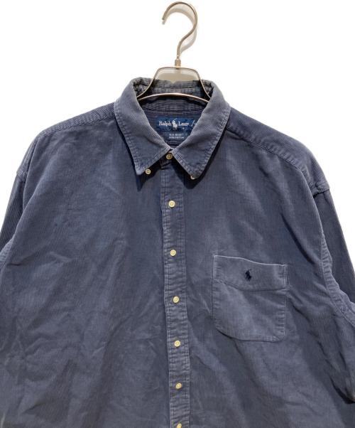 RALPH LAUREN（ラルフローレン）RALPH LAUREN (ラルフローレン) コーデュロイシャツ ネイビー サイズ:XLの古着・服飾アイテム