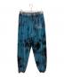 ARIES（アリーズ）の古着「Velour Sweatpants ベロアスウェットパンツ」｜ブルー×ブラック