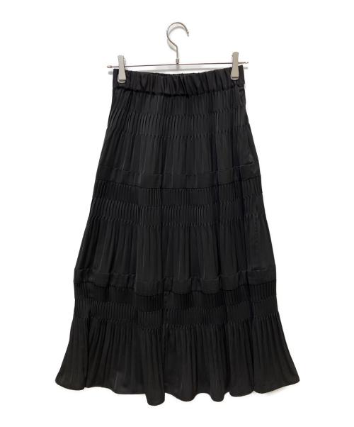 JOURNAL STANDARD（ジャーナルスタンダード）JOURNAL STANDARD (ジャーナルスタンダード) ミニプリーツティアードスカート ブラック サイズ:36の古着・服飾アイテム