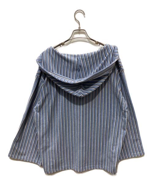 FREAK'S STORE（フリークスストア）FREAK'S STORE (フリークスストア) パイル フード付き スキッパープルオーバー ブルー サイズ:FREEの古着・服飾アイテム