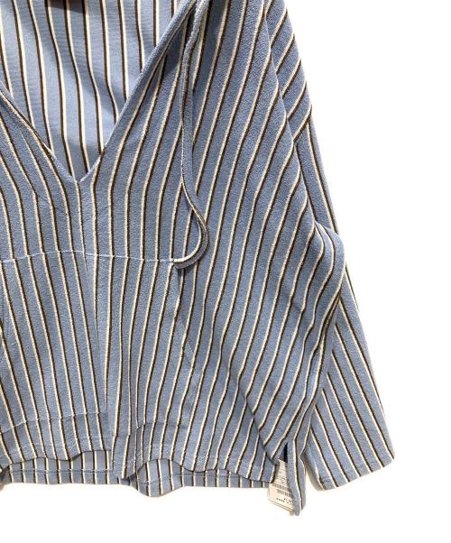 FREAK'S STORE（フリークスストア）FREAK'S STORE (フリークスストア) パイル フード付き スキッパープルオーバー ブルー サイズ:FREEの古着・服飾アイテム