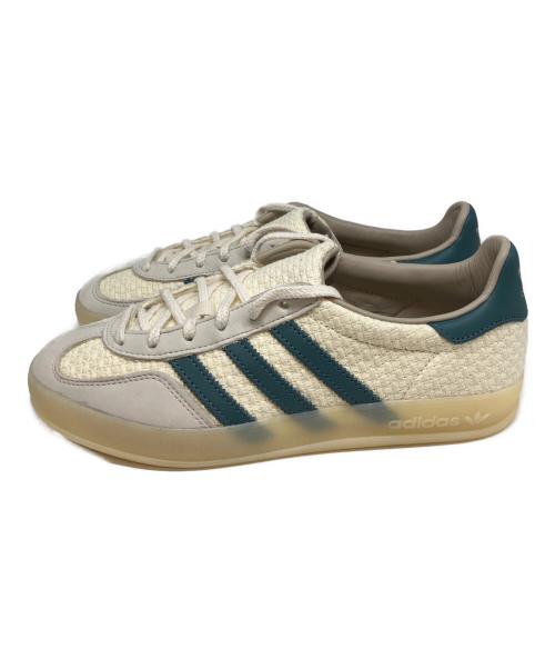 adidas（アディダス）adidas (アディダス) ローカットスニーカー ホワイト×グリーン サイズ:24cmの古着・服飾アイテム