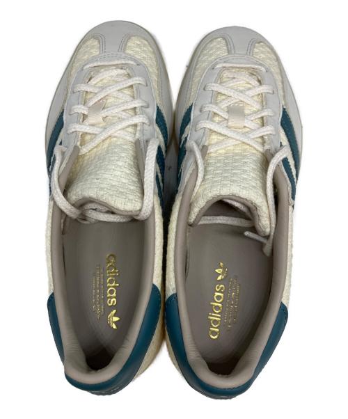 adidas（アディダス）adidas (アディダス) ローカットスニーカー ホワイト×グリーン サイズ:24cmの古着・服飾アイテム