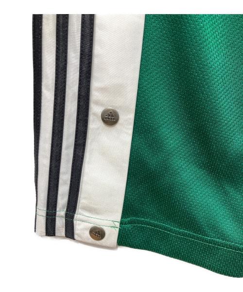 adidas（アディダス）adidas (アディダス) サイドボタントラックパンツ グリーン サイズ:XLの古着・服飾アイテム