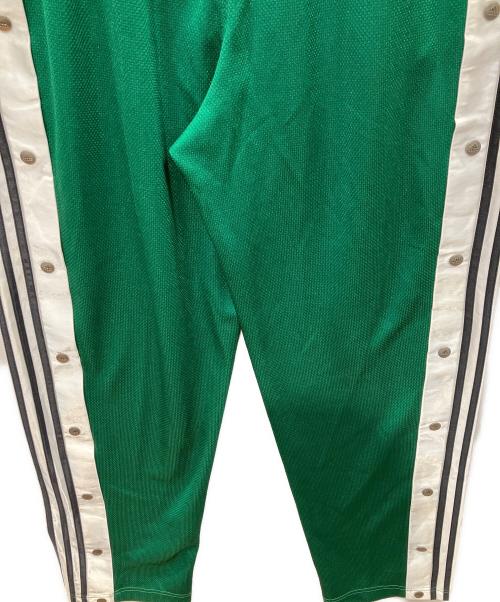 adidas（アディダス）adidas (アディダス) サイドボタントラックパンツ グリーン サイズ:XLの古着・服飾アイテム