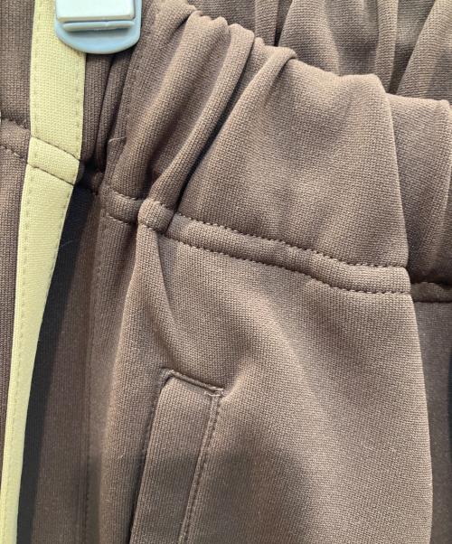 adidas（アディダス）adidas (アディダス) サイドボタントラックパンツ ブラウン サイズ:XLの古着・服飾アイテム