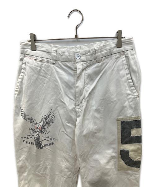 POLO RALPH LAUREN（ポロ・ラルフローレン）POLO RALPH LAUREN (ポロ・ラルフローレン) チノパン ホワイト サイズ:81cmの古着・服飾アイテム