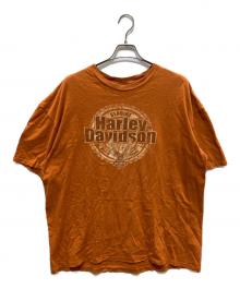 HARLEY-DAVIDSON（ハーレーダビッドソン）の古着「Tシャツ」｜ブラウン