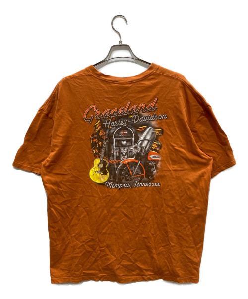 HARLEY-DAVIDSON（ハーレーダビッドソン）HARLEY-DAVIDSON (ハーレーダビッドソン) Tシャツ ブラウン サイズ:ーの古着・服飾アイテム