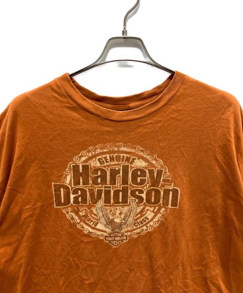 HARLEY-DAVIDSON（ハーレーダビッドソン）HARLEY-DAVIDSON (ハーレーダビッドソン) Tシャツ ブラウン サイズ:ーの古着・服飾アイテム