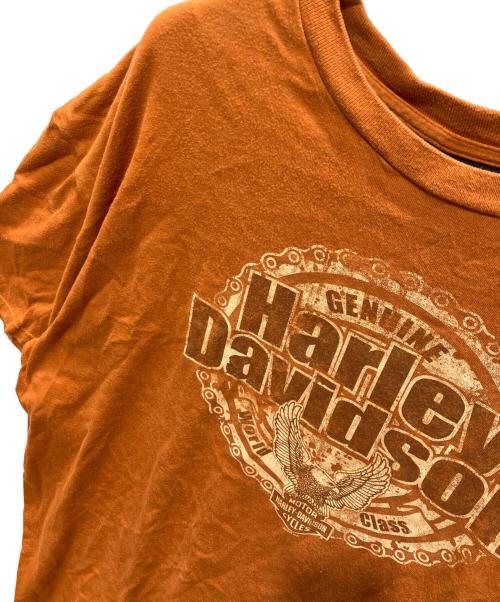HARLEY-DAVIDSON（ハーレーダビッドソン）HARLEY-DAVIDSON (ハーレーダビッドソン) Tシャツ ブラウン サイズ:ーの古着・服飾アイテム