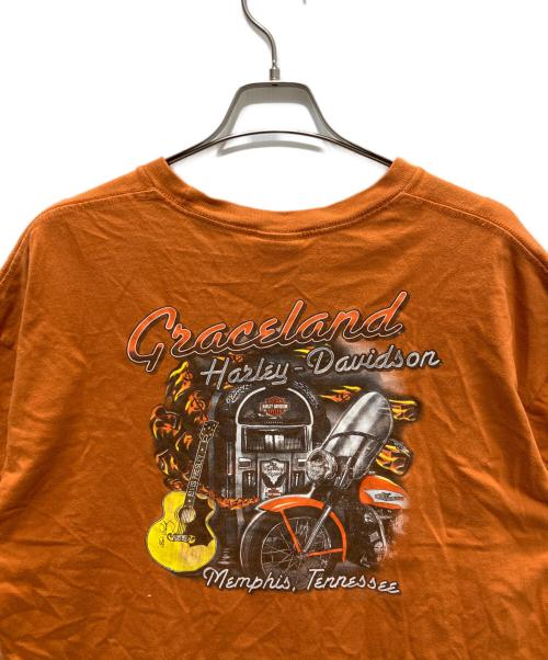 HARLEY-DAVIDSON（ハーレーダビッドソン）HARLEY-DAVIDSON (ハーレーダビッドソン) Tシャツ ブラウン サイズ:ーの古着・服飾アイテム