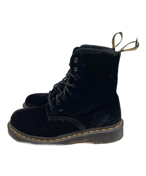 Dr.Martens（ドクターマーチン）Dr.Martens (ドクターマーチン) パスカル ベルベット ブラック サイズ:23cmの古着・服飾アイテム