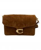 COACHコーチ）の古着「チェーンタビー 2WAYショルダーバッグ」｜ブラウン