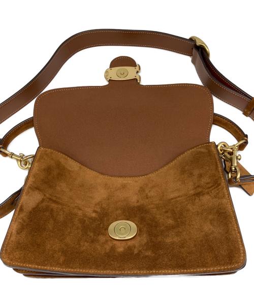 COACH（コーチ）COACH (コーチ) チェーンタビー 2WAYショルダーバッグ ブラウンの古着・服飾アイテム