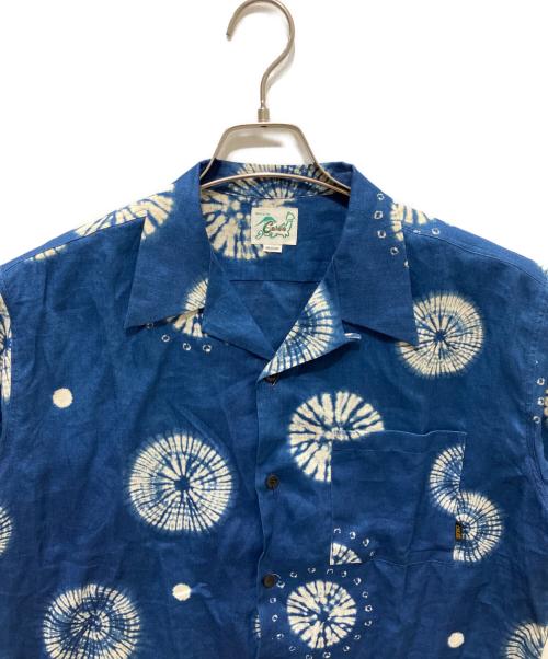 CALEE（キャリー）CALEE (キャリー) アロハシャツ ブルー サイズ:Mの古着・服飾アイテム
