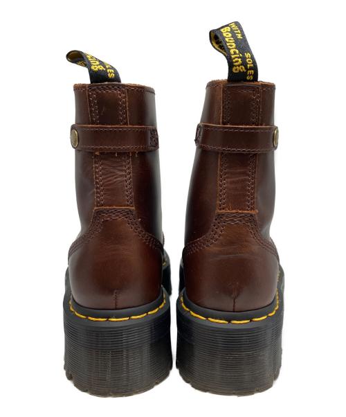 Dr.Martens（ドクターマーチン）Dr.Martens (ドクターマーチン) Jetta フロントジップブーツ ブラウン サイズ:UK4の古着・服飾アイテム