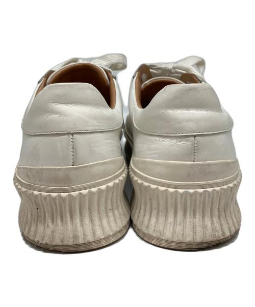 JIL SANDER（ジルサンダー）JIL SANDER (ジルサンダー) プラットフォームスニーカー ホワイト サイズ:37の古着・服飾アイテム