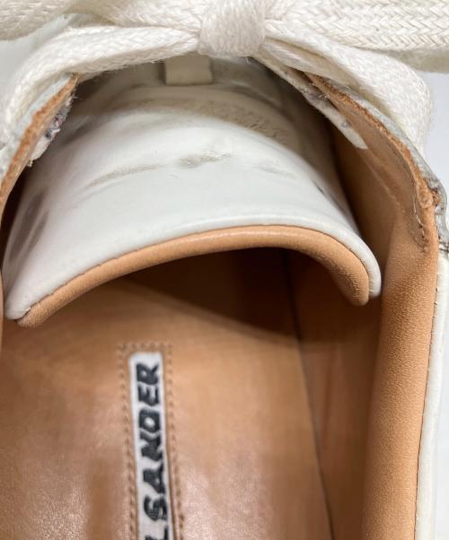 JIL SANDER（ジルサンダー）JIL SANDER (ジルサンダー) プラットフォームスニーカー ホワイト サイズ:37の古着・服飾アイテム