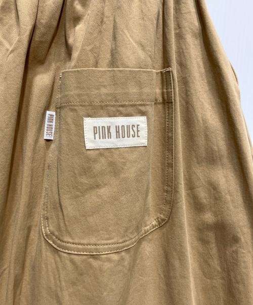 PINK HOUSE（ピンクハウス）PINK HOUSE (ピンクハウス) ツイルスカート ベージュ サイズ:FREEの古着・服飾アイテム