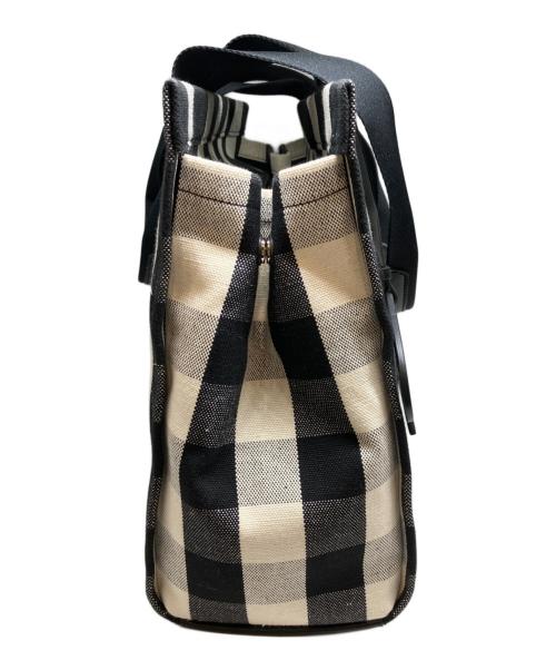 Kate Spade（ケイトスペード）Kate Spade (ケイトスペード) プレンティートートバッグ ブラック×ホワイトの古着・服飾アイテム