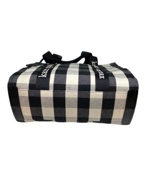 Kate Spade（ケイトスペード）Kate Spade (ケイトスペード) プレンティートートバッグ ブラック×ホワイトの古着・服飾アイテム