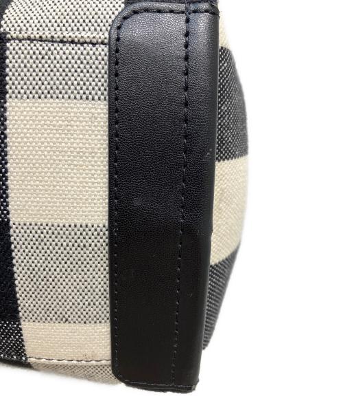Kate Spade（ケイトスペード）Kate Spade (ケイトスペード) プレンティートートバッグ ブラック×ホワイトの古着・服飾アイテム