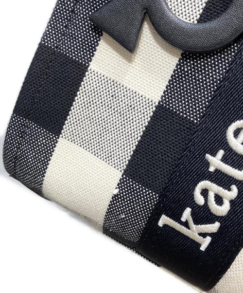Kate Spade（ケイトスペード）Kate Spade (ケイトスペード) プレンティートートバッグ ブラック×ホワイトの古着・服飾アイテム