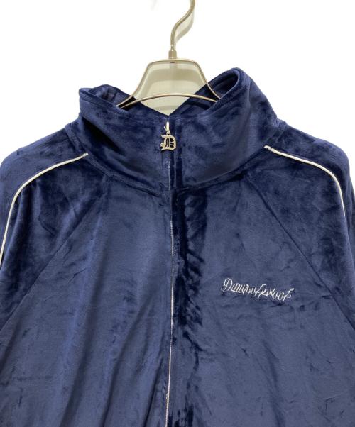 LOS ANGELES TERRITORY（ロサンゼルステリトリー）LOS ANGELES TERRITORY (ロサンゼルステリトリー) DAWN OF PROOF ベロアセットアップ ネイビー サイズ:3XLの古着・服飾アイテム