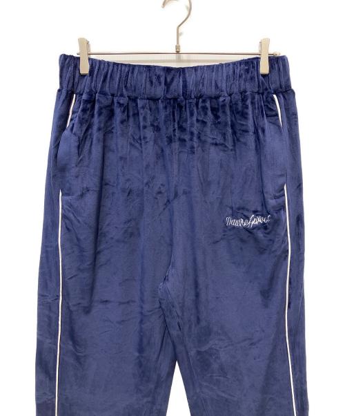 LOS ANGELES TERRITORY（ロサンゼルステリトリー）LOS ANGELES TERRITORY (ロサンゼルステリトリー) DAWN OF PROOF ベロアセットアップ ネイビー サイズ:3XLの古着・服飾アイテム