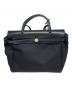 HERMES (エルメス) キャンバスバッグ ベージュ×ブラック：87000円