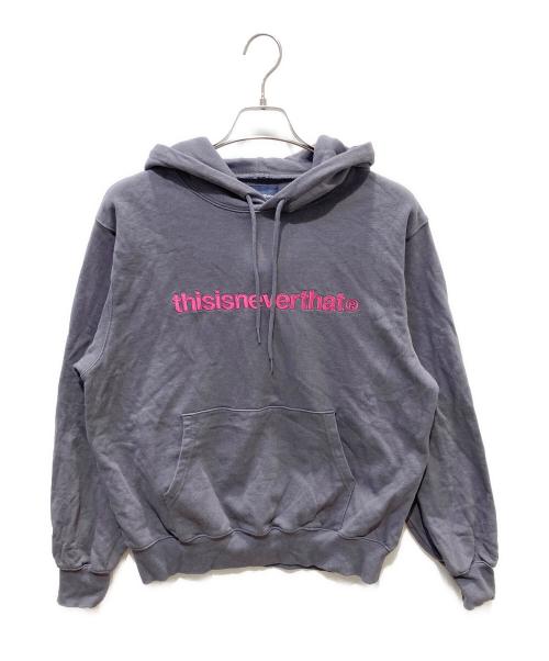 thisisneverthat（ディスイズネバーザット）thisisneverthat (ディスイズネバーザット) T-Logo Hoodie グレー サイズ:Sの古着・服飾アイテム