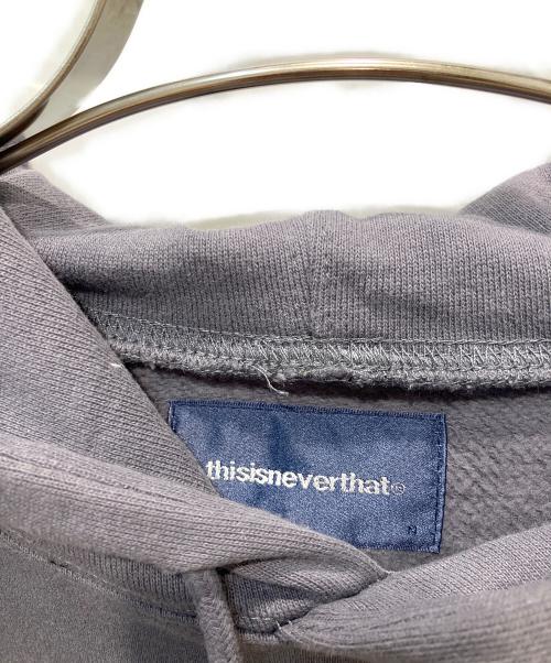 thisisneverthat（ディスイズネバーザット）thisisneverthat (ディスイズネバーザット) T-Logo Hoodie グレー サイズ:Sの古着・服飾アイテム