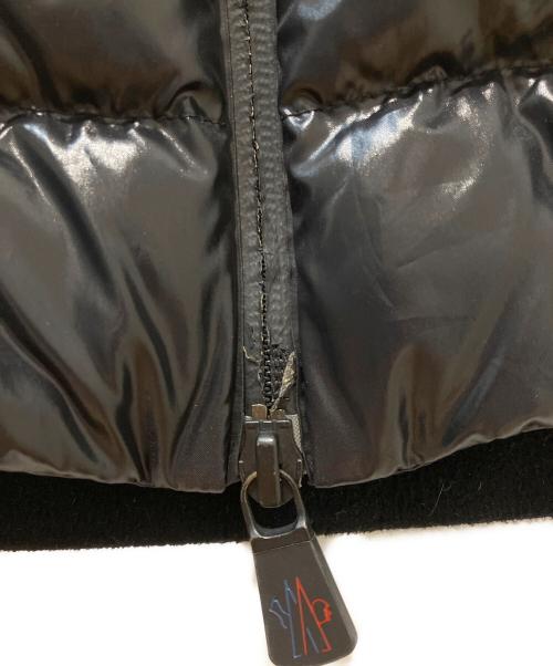 MONCLER GRENOBLE（モンクレール グルノーブル）MONCLER GRENOBLE (モンクレール グルノーブル) MAGLIA CARDIGAN 切替ダウンパーカー ブラック サイズ:ーの古着・服飾アイテム